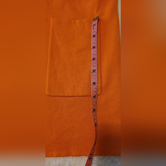 Burgess Cashmere and Cotton Biggio Orange  Travel Coat/Cardigan Size Medium NWT - Picture 4 of 7